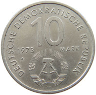 GERMANY DDR 10 MARK 1973 #s062 0713 - 10 Mark