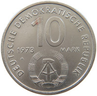 GERMANY DDR 10 MARK 1973 #a055 0889 - 10 Mark