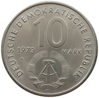 GERMANY DDR 10 MARK 1973 #a013 0617 - 10 Marcos