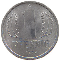 GERMANY DDR 1 PFENNIG 1979 TOP #a076 0417 - 1 Pfennig