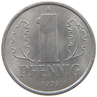 GERMANY DDR 1 PFENNIG 1979 TOP #a076 0377 - 1 Pfennig