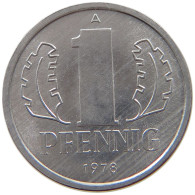 GERMANY DDR 1 PFENNIG 1978 TOP #a089 0225 - 1 Pfennig