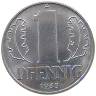 GERMANY DDR 1 PFENNIG 1968 TOP #c078 0647 - 1 Pfennig