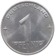 GERMANY DDR 1 PFENNIG 1953 A TOP #a076 0439 - 1 Pfennig