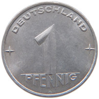 GERMANY DDR 1 PFENNIG 1953 A #a052 0525 - 1 Pfennig