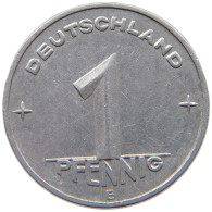 GERMANY DDR 1 PFENNIG 1952 E #a076 0447 - 1 Pfennig