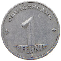 GERMANY DDR 1 PFENNIG 1952 E #a076 0435 - 1 Pfennig