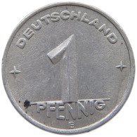 GERMANY DDR 1 PFENNIG 1952 E #a070 0729 - 1 Pfennig