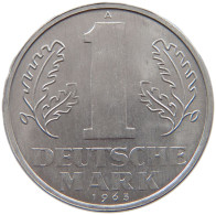 GERMANY DDR 1 MARK 1963 TOP #a076 0285 - 1 Marco