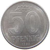 GERMANY DDR 50 PFENNIG 1982 TOP #s069 0149 - 50 Pfennig