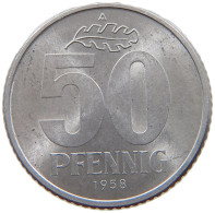 GERMANY DDR 50 PFENNIG 1958 TOP #s069 0147 - 50 Pfennig