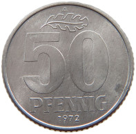 GERMANY DDR 50 PFENNIG 1972 #a076 0305 - 50 Pfennig