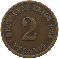 GERMANY EMPIRE 2 PFENNIG 1874 G #s068 0417 - 2 Pfennig