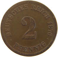 GERMANY EMPIRE 2 PFENNIG 1875 F #a066 0741 - 2 Pfennig