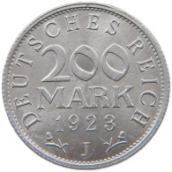 GERMANY WEIMAR 200 MARK 1923 J TOP #a036 0509 - 200 & 500 Mark