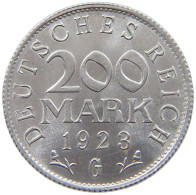 GERMANY WEIMAR 200 MARK 1923 G #s071 0885 - 200 & 500 Mark