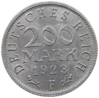 GERMANY WEIMAR 200 MARK 1923 F #s074 0119 - 200 & 500 Mark