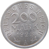 GERMANY WEIMAR 200 MARK 1923 A TOP #a053 0591 - 200 & 500 Mark