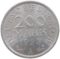 GERMANY WEIMAR 200 MARK 1923 A TOP #a053 0575 - 200 & 500 Mark