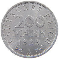 GERMANY WEIMAR 200 MARK 1923 A TOP #a021 1029 - 200 & 500 Mark