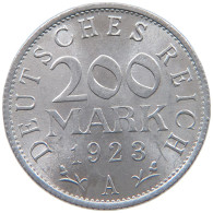 GERMANY WEIMAR 200 MARK 1923 A TOP #a051 0325 - 200 & 500 Mark