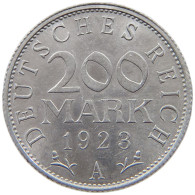 GERMANY WEIMAR 200 MARK 1923 A TOP #a021 1027 - 200 & 500 Mark