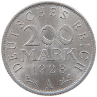 GERMANY WEIMAR 200 MARK 1923 A #s010 0323 - 200 & 500 Mark