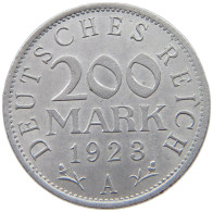 GERMANY WEIMAR 200 MARK 1923 A #a021 1041 - 200 & 500 Mark