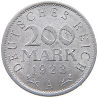 GERMANY WEIMAR 200 MARK 1923 A #a021 1039 - 200 & 500 Mark