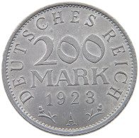 GERMANY WEIMAR 200 MARK 1923 A #a021 1017 - 200 & 500 Mark