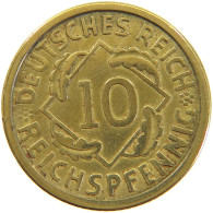GERMANY WEIMAR 10 PFENNIG 1926 A #a064 1025 - 10 Rentenpfennig & 10 Reichspfennig