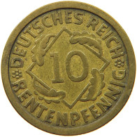 GERMANY WEIMAR 10 PFENNIG 1924 J RENTEN #s068 0031 - 10 Rentenpfennig & 10 Reichspfennig