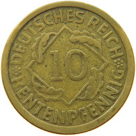 GERMANY WEIMAR 10 PFENNIG 1924 J RENTEN #s073 0773 - 10 Renten- & 10 Reichspfennig