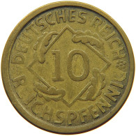 GERMANY WEIMAR 10 PFENNIG 1924 A REICH #s068 0009 - 10 Renten- & 10 Reichspfennig