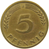 GERMANY WEST 5 PFENNIG 1949 J #a064 0629 - 5 Pfennig