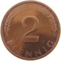 GERMANY WEST 2 PFENNIG 1975 F #a075 0533 - 2 Pfennig