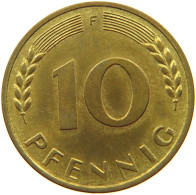 GERMANY WEST 10 PFENNIG 1950 F #s073 0725 - 10 Pfennig