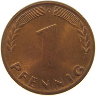 GERMANY WEST 1 PFENNIG 1950 G #a074 0873 - 1 Pfennig