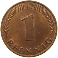 GERMANY WEST 1 PFENNIG 1950 F #a074 0875 - 1 Pfennig