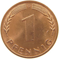 GERMANY WEST 1 PFENNIG 1950 D #s068 0481 - 1 Pfennig