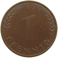 GERMANY WEST 1 PFENNIG 1949 J #a063 0439 - 1 Pfennig