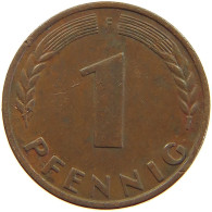 GERMANY WEST 1 PFENNIG 1948 F #a067 0399 - 1 Pfennig