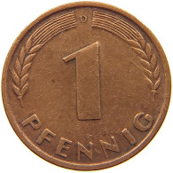 GERMANY WEST 1 PFENNIG 1948 D #s068 0501 - 1 Pfennig