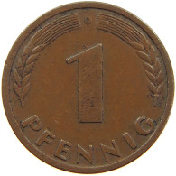 GERMANY WEST 1 PFENNIG 1948 D #a067 0389 - 1 Pfennig