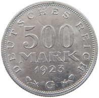 GERMANY WEIMAR 500 MARK 1923 G #a088 0363 - 200 & 500 Mark