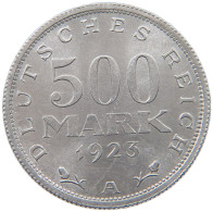 GERMANY WEIMAR 500 MARK 1923 A TOP #a036 0447 - 200 & 500 Mark