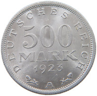 GERMANY WEIMAR 500 MARK 1923 A TOP #a036 0445 - 200 & 500 Mark