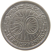 GERMANY WEIMAR 50 PFENNIG 1928 A #s040 0459 - 50 Rentenpfennig & 50 Reichspfennig
