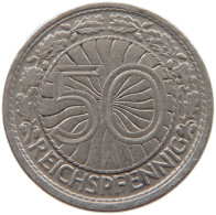 GERMANY WEIMAR 50 PFENNIG 1928 A #a086 1107 - 50 Rentenpfennig & 50 Reichspfennig