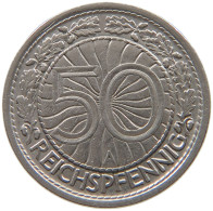 GERMANY WEIMAR 50 PFENNIG 1928 A #a073 0025 - 50 Rentenpfennig & 50 Reichspfennig